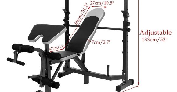 Fitness Gear Pro Utility Bench Amazon Com Multi Function Olympic Workout Bench W Adjustable Squat