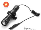 Fkash Light Alonefire 501bs Cree Led Tactical Flashlight Red Light torch