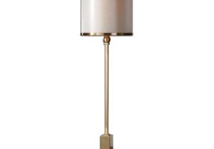 Flambeau Buffet Lamps Uttermost Villena Brush Brass One Light Buffet Lamp 29940 1 Bellacor
