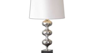 Flambeau Table Lamps Uttermost Cloelia Polished Silver Table Lamp Ut26185