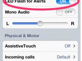 Flashing Light Notification How to Turn On Flashing Notifications On Your iPhone Sharechair