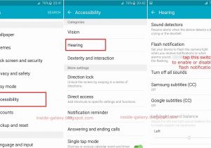 Flashing Light Notification Samsung Galaxy S6 Edge How to Enable and Use Flash Notification