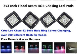 Flashing Lights when Phone Rings Amazon Com Iov Light 4pcs 3×3 Inch 16w Cree Led Cubes Flood Beam