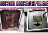 Flat Fireplace Gasket Replace Wood Stove Door Seal Youtube