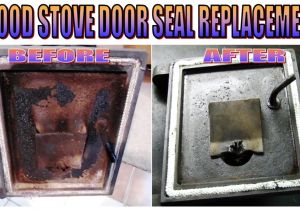 Flat Fireplace Gasket Replace Wood Stove Door Seal Youtube
