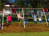 Flexible Flyer Backyard Swingin Fun Metal Swing Set Amazon Com Flexible Flyer Fun Fantastic Ii Swing Set Sports Outdoors