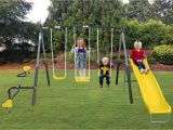 Flexible Flyer Backyard Swingin Fun Metal Swing Set Amazon Com Xdp Recreation All Star Playground Swing Set Swingin