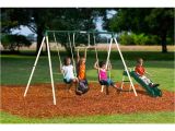 Flexible Flyer Backyard Swingin Fun Metal Swing Set Flexible Flyer Swing Keni Ganamas Co