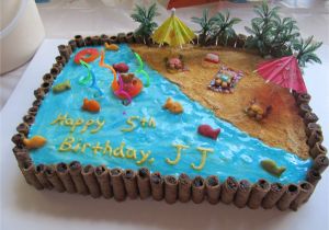 Flip Flop Cake Decorating Ideas Beach Cake I Think I Ll Do something Like This for Graduation