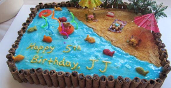 Flip Flop Cake Decorating Ideas Beach Cake I Think I Ll Do something Like This for Graduation