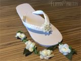 Flip Flop Decorating Ideas for Wedding Bridal Flip Flops Sandals Beach Wedding Boho Wedding Flower Flip
