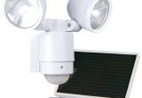 Flood Light with Camera Maxsa Innovations Bright Dual Head solar Security Light White