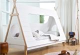 Floor Beds for toddlers Australia Kids Teepee Cabin Bed In White solid Pine Decor Id