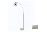 Floor Lamps at Lowes Shop Cal Lighting Arc 75 75 In Brushed Steel Indoor Floor Lamp with