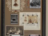 Floor Standing Collage Picture Frames A Family History Shadowbox Collage We Selected An assortment Of