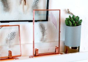 Floor Standing Picture Frames Canada Copper Standing Scandi Photo Picture Frame by Made with Love Designs