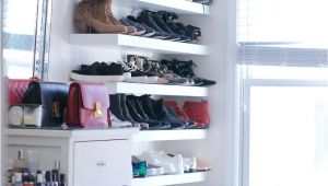 Floor to Ceiling Shoe Spinner Rack 100 Floating Shelves Perfect for Storing Your Belongings Pinterest