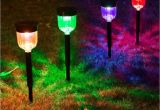 Flower Bed Lights 2018 solar Powered Lights Outdoor Changing Led Path Lights Garden