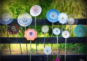 Flower Plate Garden Art Spittin toad Garden Art From Up Cycled Dishes
