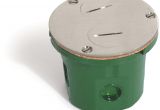 Flush Floor Receptacles Lew Electric 812 Dfb Ns Round Flush Floor Box Duplex Plugs Nickel