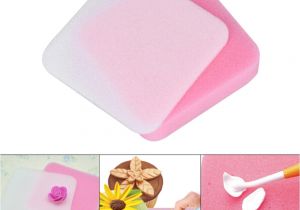 Foam Pads for Gumpaste Flowers 2 Pcs Fondant Cake Sugar Flower Drying Foam Decorating Bakeware tool