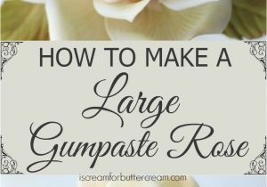 Foam Pads for Gumpaste Flowers How to Make A Large Gumpaste Rose Tutorials Learning and Cake