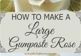 Foam Pads for Sugar Paste Flowers How to Make A Large Gumpaste Rose Tutorials Learning and Cake