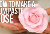 Foam Pads for Sugar Paste Flowers How to Make A Large Rose From Gum Paste Cake Tutorials Youtube