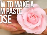 Foam Pads for Sugar Paste Flowers How to Make A Large Rose From Gum Paste Cake Tutorials Youtube