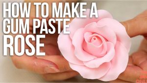 Foam Pads for Sugar Paste Flowers How to Make A Large Rose From Gum Paste Cake Tutorials Youtube