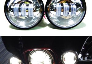 Fog Lights for Trucks 4 1 2 Chrome Led Auxiliary Spot Fog Passing Light Lamp Bulb