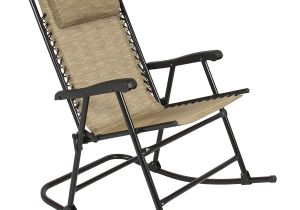 Fold Out Rocking Lawn Chair Patio Chair Webbing Material Red Rocking Chair Outdoor Furniture