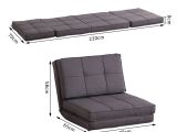 Folding Bed Chair Hom Single sofa Bed Fold Out Guest Chair Foldable Futon Sleeper