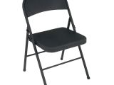 Folding Chairs at Home Depot Cosco Black All Steel Folding Chairs 4 Pack 1471105xe the Home Depot