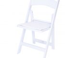 Folding Chairs Cloth Seat Classic Series White Resin Folding Chair 1000 Lb Capacity