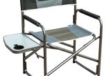 Folding Tall Directors Chair with Side Table Timber Ridge Aluminum Portable Director S Folding Chair with Side