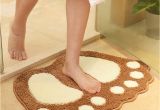 Foot Bathtub Mats Aliexpress Buy Noolim Foot Printed Bath Mats Non