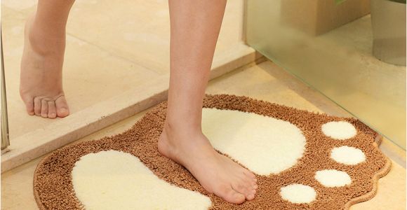 Foot Bathtub Mats Aliexpress Buy Noolim Foot Printed Bath Mats Non