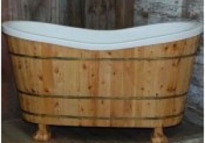 Foot Bathtub Wood Wooden Bathtubs