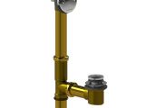 Foot Operated Bathtub Drain Stopper Watco 501 Series 16 In Tubular Brass Bath Waste with Foot