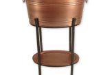 Foot soaking Tub Bed Bath and Beyond Copper Beverage Tub with Tray and Stand