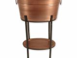 Foot soaking Tub Bed Bath and Beyond Copper Beverage Tub with Tray and Stand