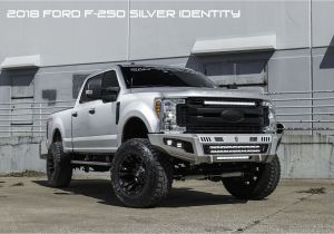 Ford F250 Light Bar 2018 ford F250 Super Duty Lifted In Silver with Fuel Vapor Wheels