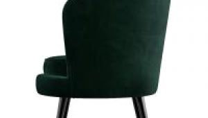 Forest Green Accent Chair Chantal Scallop Velvet Accent Chair Dark forest Green