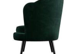 Forest Green Accent Chair Chantal Scallop Velvet Accent Chair Dark forest Green