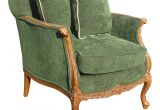 Forest Green Accent Chair Vintage French Louis Xv Style forest Green Velvet Arm