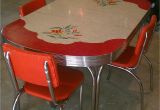 Formica Table and Chairs for Sale Vintage Kitchen formica Table 4 Chairs Chrome orange Red White Gray
