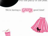 Free Printable 1950s Party Decorations Free 50 S Grease theme Invitation with Instructions to Personalize