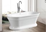 Free Standing Center Drain Bathtub Kimber 6731 Center Drain Free Standing soaker Tub Ly