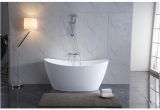 Free Standing Center Drain Bathtub Shop Azzuri Maya Free Standing Acrylic 67 Inch soaking Tub